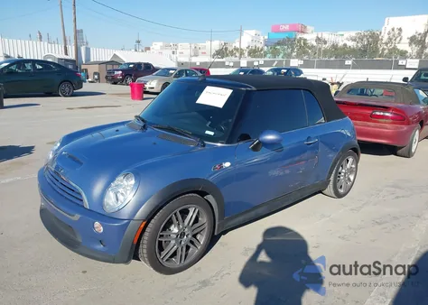2005 Mini Cooper S z USA, uszkodzony, nr VIN WMWRH33585TF84517